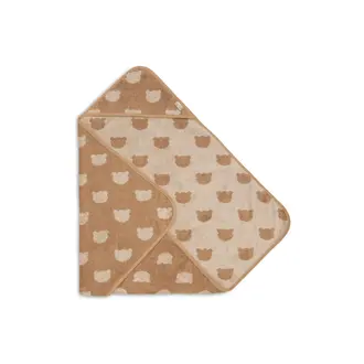 Jollein Badcape Badstof Jacquard Teddy Bear 75x75cm