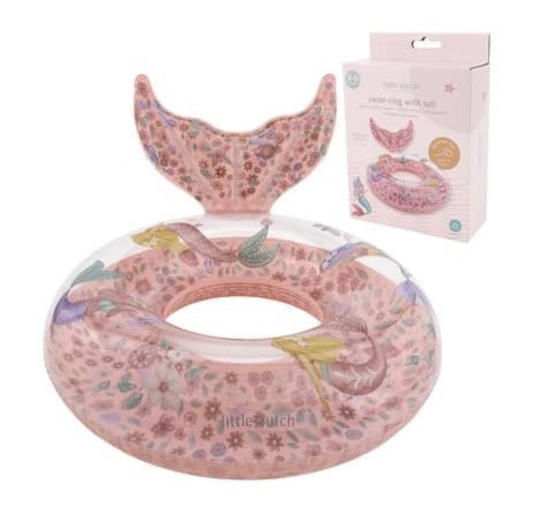 Little Dutch Dreamy Mermaid Zwemring 91cm + Staart