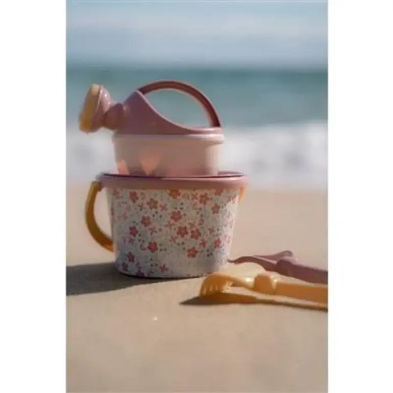 Little Dutch Pink Flower Strandset 9,5cm 5 dlg