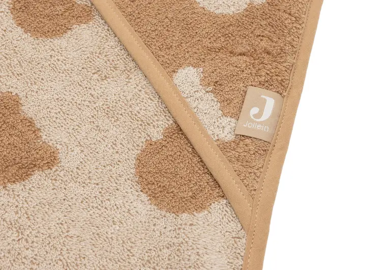 Jollein Badcape Badstof Jacquard Teddy Bear 75x75cm