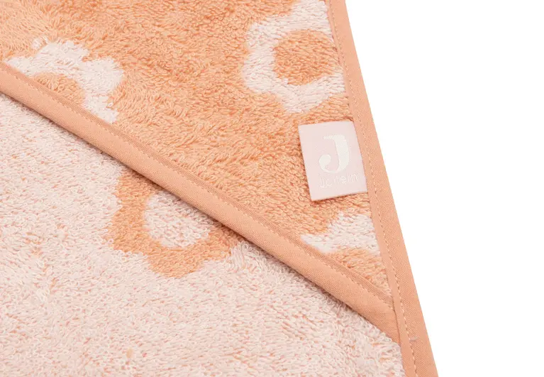 Jollein Badcape Badstof Jacquard Flower 75x75cm