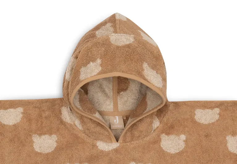 Jollein Badponcho Badstof Jacquard Teddy Bear Reversible
