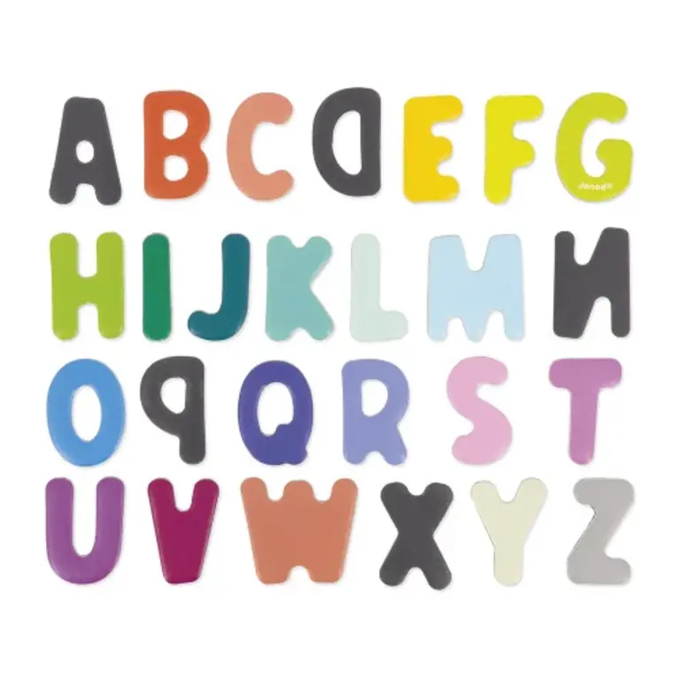 Janod 52 magnetische letters (hout)