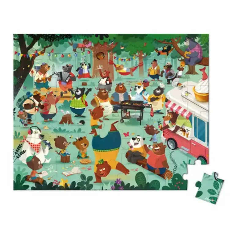 Janod Beerhereniging Puzzel 54 stukjes