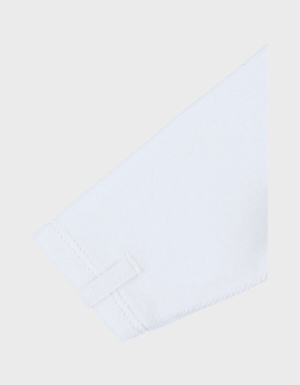 Noukie's Witte velours pyjama met borduursel – Fluffy