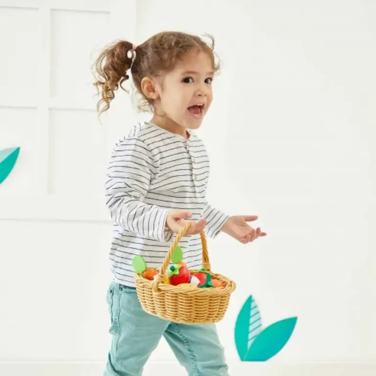 Janod Mand met 24 Fruit en Groenten