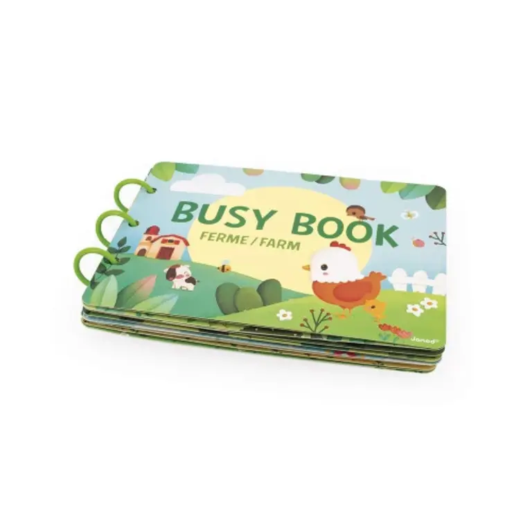 Janod Cardboard Farm Busybook