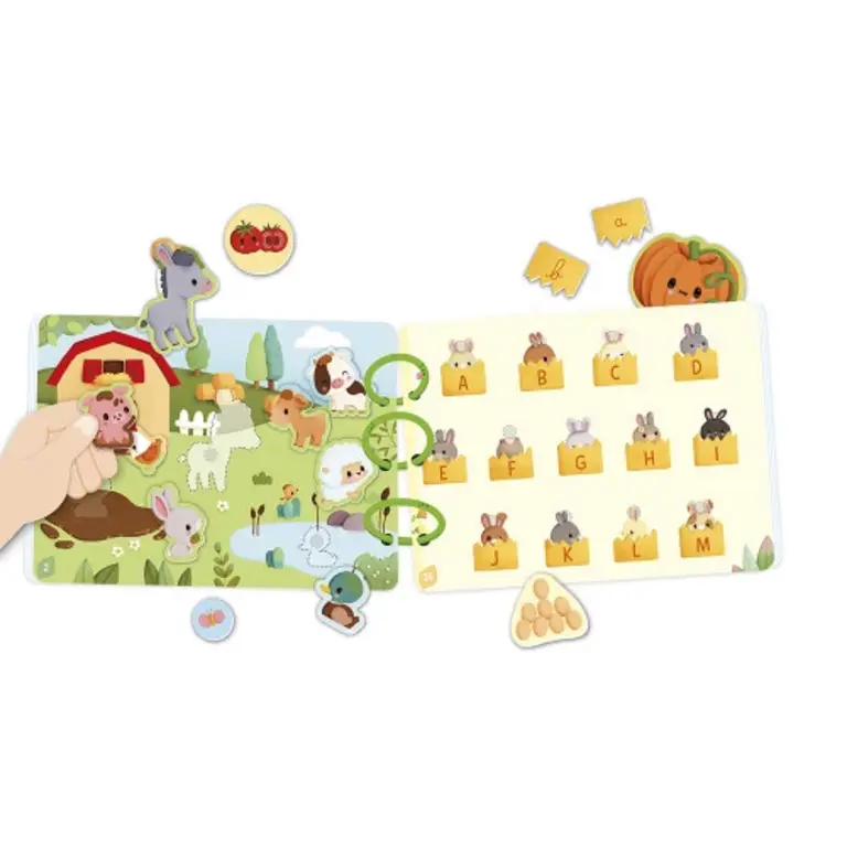 Janod Cardboard Farm Busybook