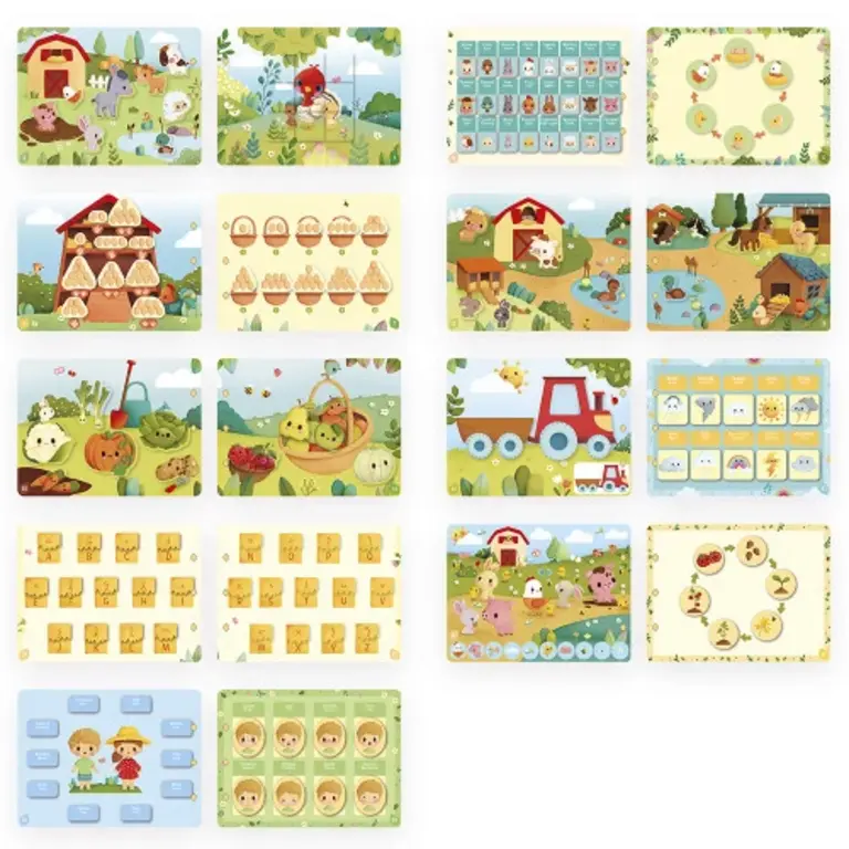 Janod Cardboard Farm Busybook