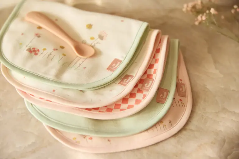 Jollein Slab Jersey Waterproof - Pretty Picnic - 5 Stuks