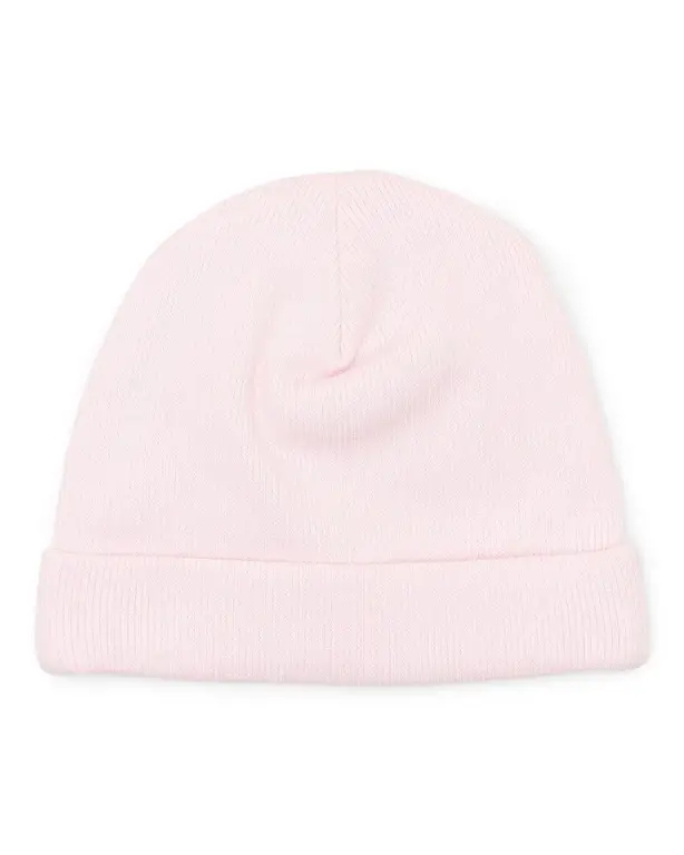 Poetree Kids Babymutsje Olivia  Rib Soft Pink Newborn