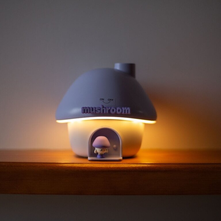 Mary's Luchtbevochtiger - Mushroom House Purple