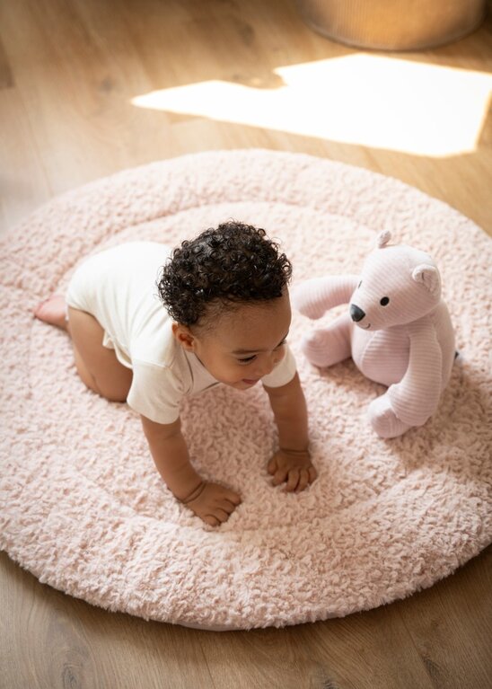 Baby's Only Boxkleed Snow wolwit - Ø90 cm