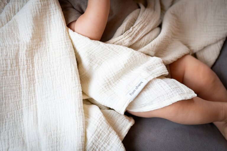 Baby's Only Hydrofiele doek Tender beige/linen - 65x65 - 2-pack