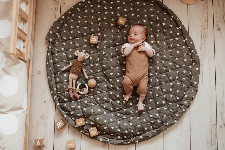 Play & Go Opbergzak/Speelmat - Birds Organic