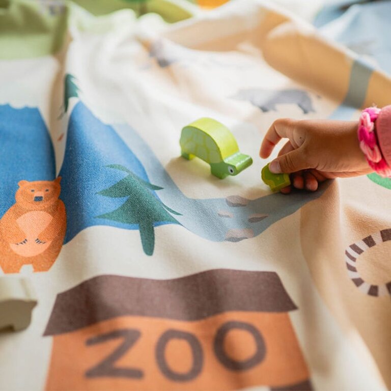 Play & Go Opbergmand/Speelkleed Soo - Zoo