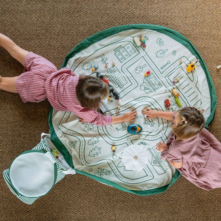 Play & Go Opbergmand/Speelkleed Soo - Roadmap