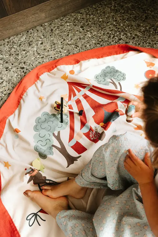 Play & Go Speelkleed & opbergzak - Circus