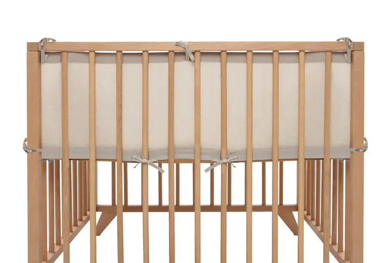 Jollein Boxbumper - Mesh - Sand (220x30cm)