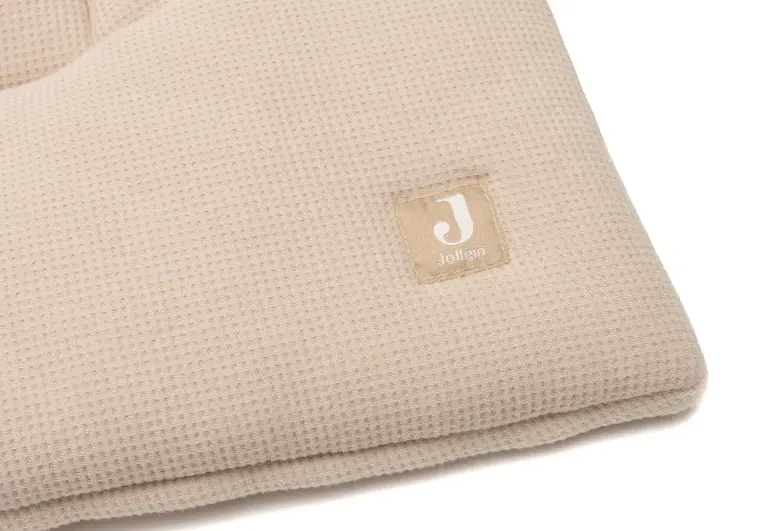 Jollein Boxkleed - Little Waffle - Warm sand/Sand
