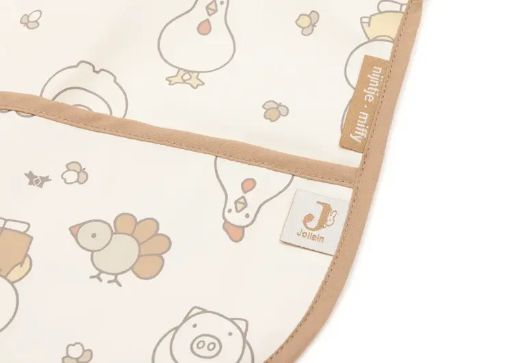 Jollein Slab Waterproof met Mouw - Miffy Family Farm