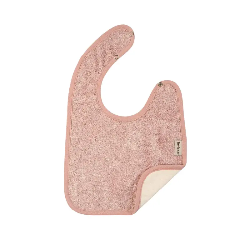 Timboo Regular Bib 26x38cm - Waterproof - Misty Rose