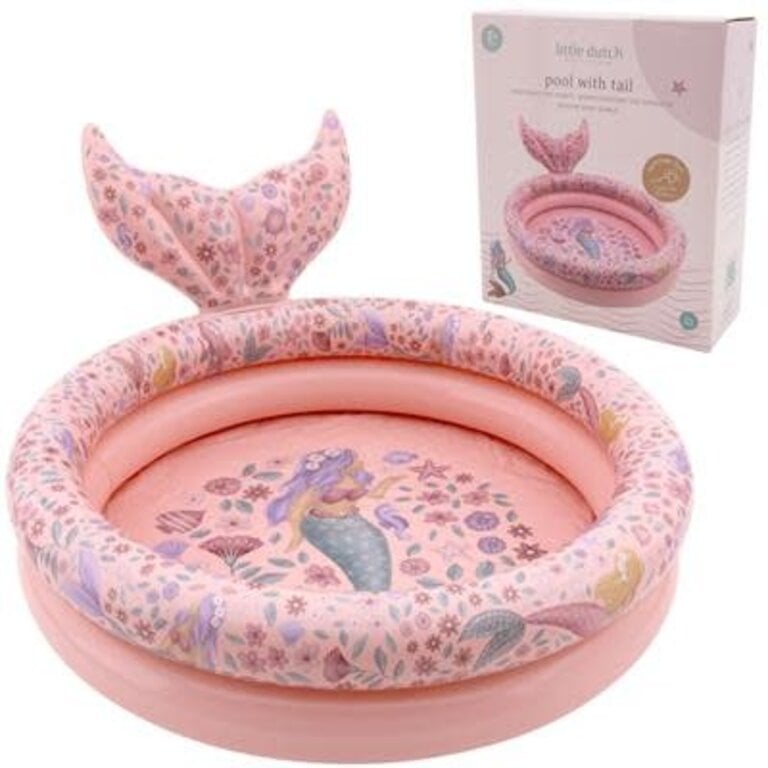 Little Dutch Dreamy Mermaid Zwembad 80cm + Staart