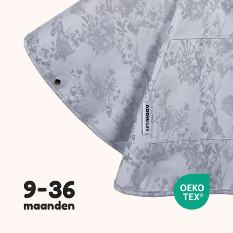 AeroMoov Regenponcho 9-36m Bunny Grey