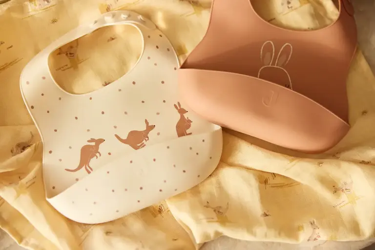 Jollein Slab Siliconen - Kangaroots - 2 Stuks