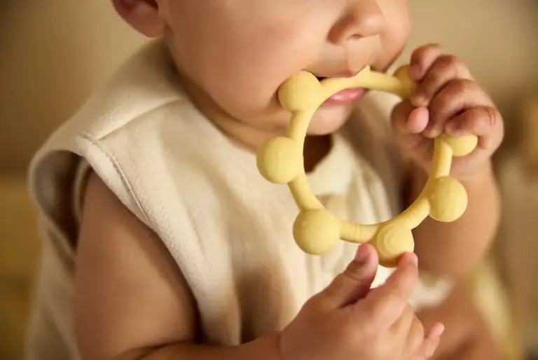 Jollein Bijtring Siliconen Sun - Vanilla