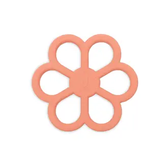 Jollein Bijtring Siliconen Flower - Coral Rose