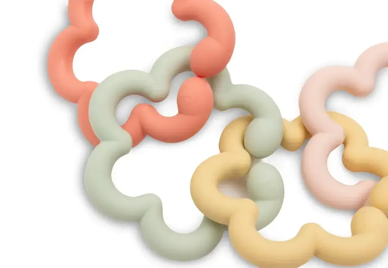 Jollein Speelgoed Ringen Siliconen Flowers