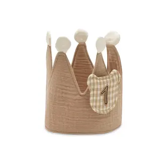 Jollein Verjaardagskroon Met Cijfers - Teddy Bear