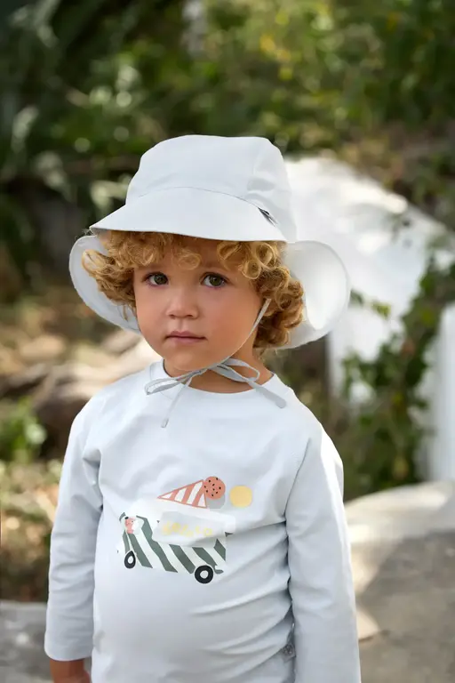 Lässig Zwem T-shirt met lange mouwen (anti-UV) - Ice, Blue