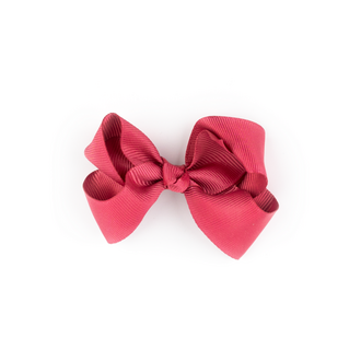 Busy Lizzie Hair Clip - Bow - Dask fuschia