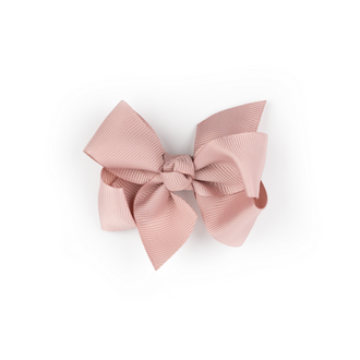 Busy Lizzie Hair Clip - Bow - Dusty pink