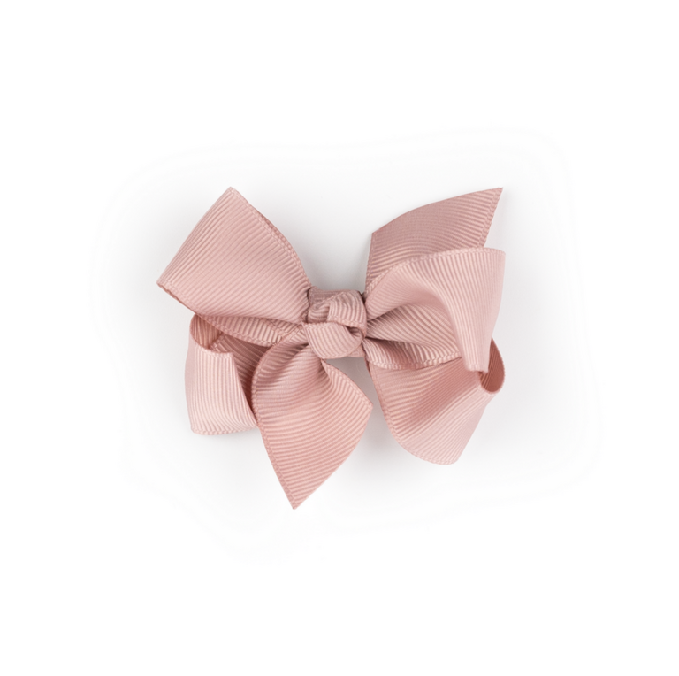 Busy Lizzie Hair Clip - Bow - Dusty pink