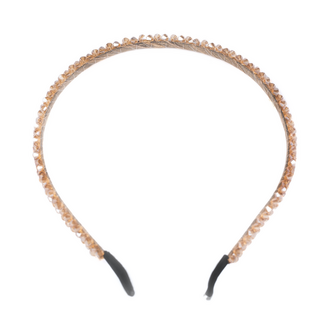 Busy Lizzie Head band - Sparkles - Beige