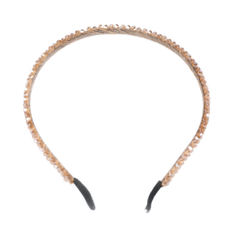 Busy Lizzie Head band - Sparkles - Beige