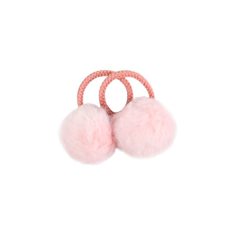 Busy Lizzie Elastics - PomPom - Powder Pink