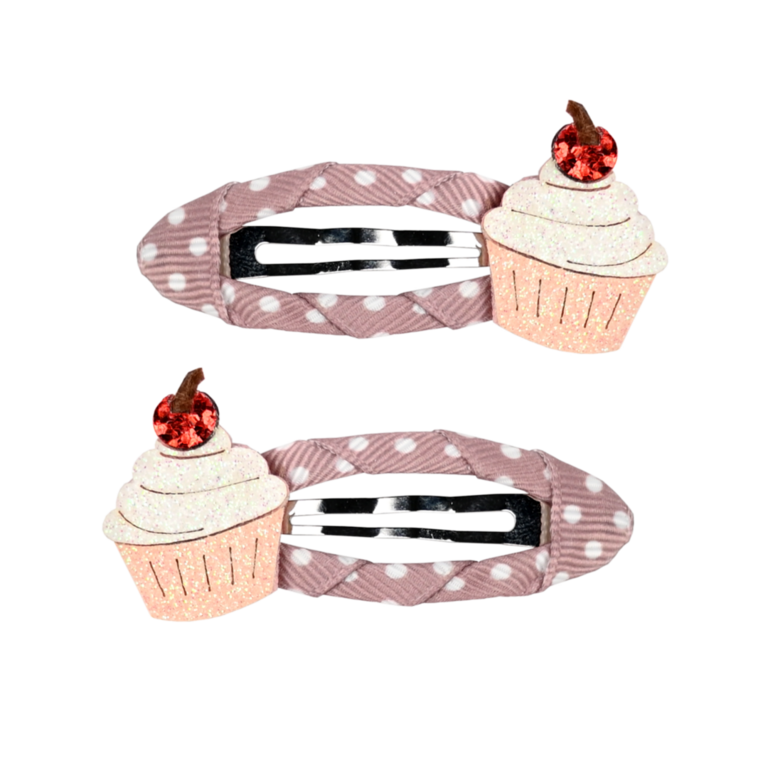Busy Lizzie Barettes - Cupcake