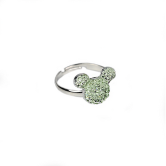 Busy Lizzie Ring - Sparkle - Mickey - Mint