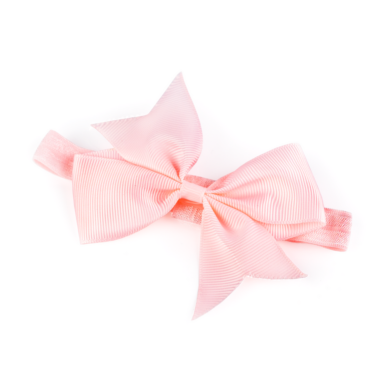 Busy Lizzie Hair bow - Hair band - Powder pink
