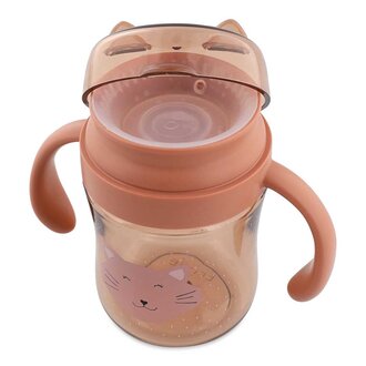 Trixie 360° drinkbeker met handvatten - Mrs. Cat
