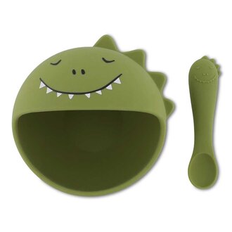 Trixie Eerste baby eetset - Mr. Dino