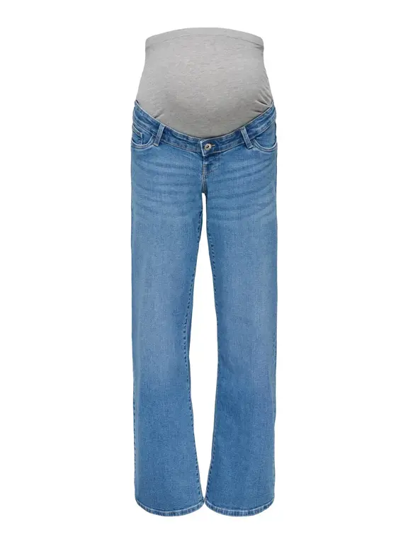 Only OLMJULLES Wide Leg Blue Denim