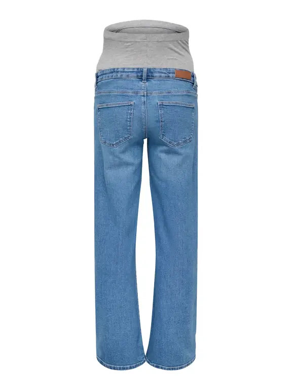 Only OLMJULLES Wide Leg Blue Denim