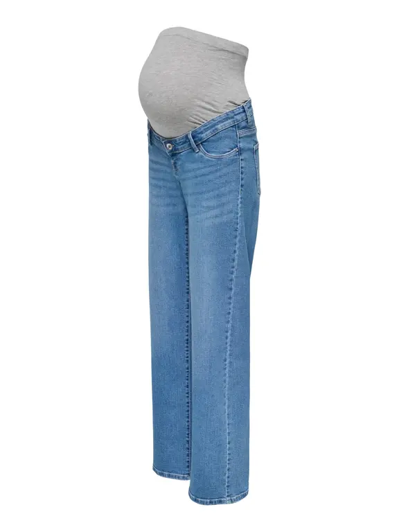Only OLMJULLES Wide Leg Blue Denim