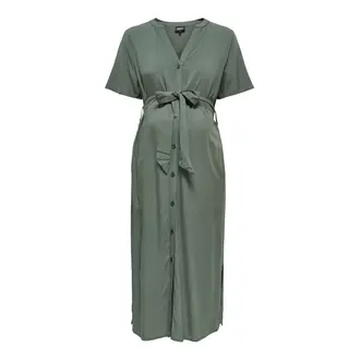 Only OLMDENIZIA V-Neck DRESS Groen