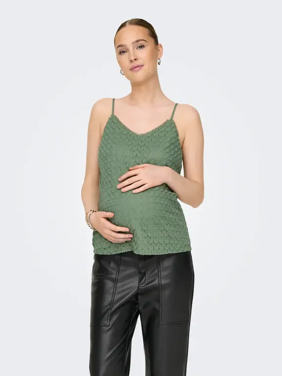 Only OLMPATRICIA Singlet Hedge Green